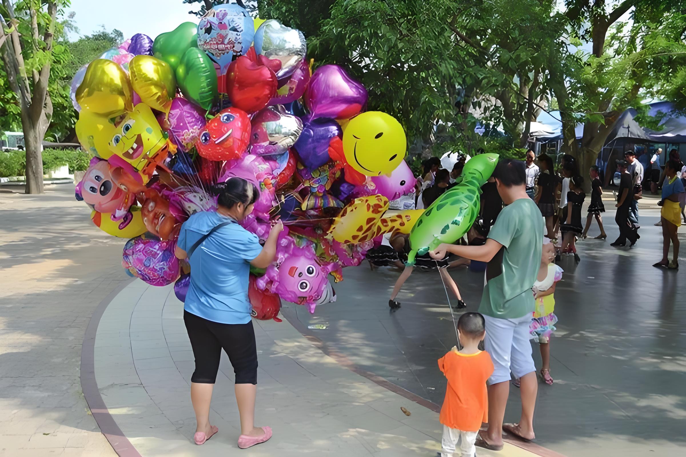 大街上卖氢气球都是怎么批发的?