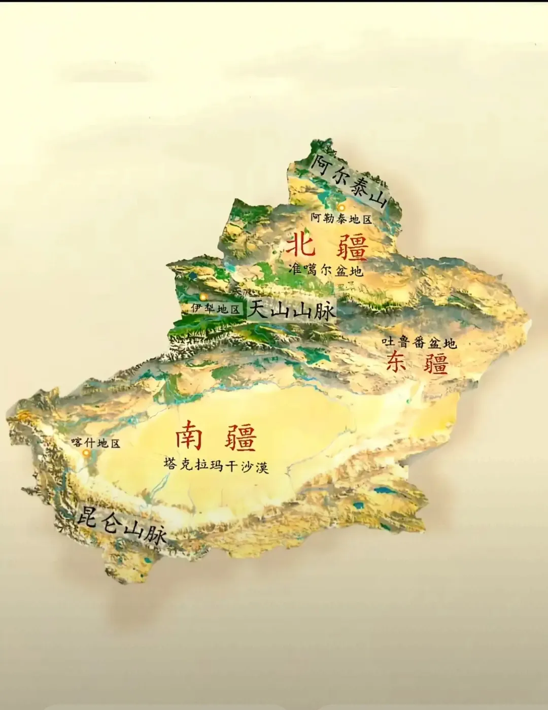 中国西部真不是一般的大,新疆,西藏这俩地方简直大得没边了
