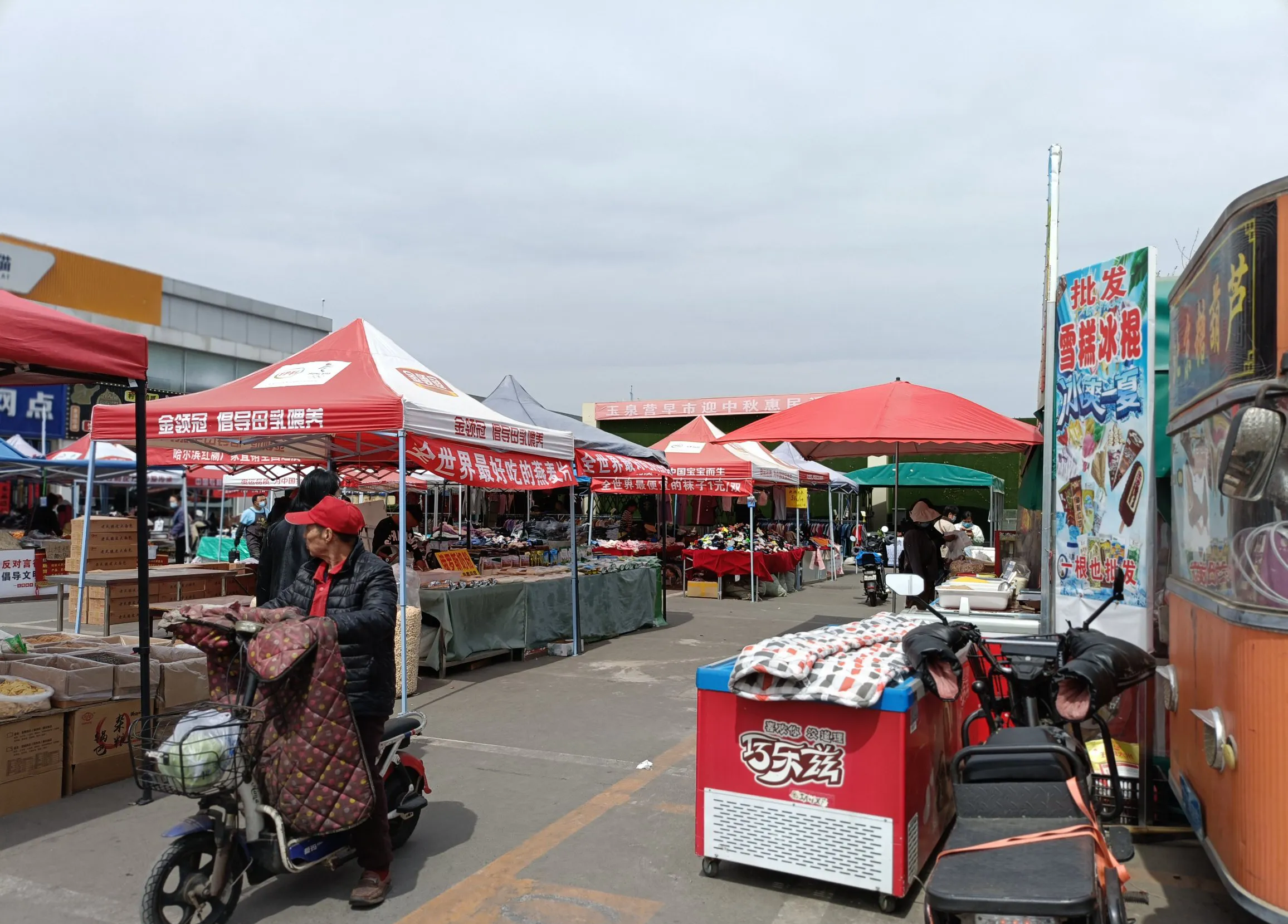 今天我又坐公交车去了新发地的早市,想买点前尖给孙子炖肉,再顺便给