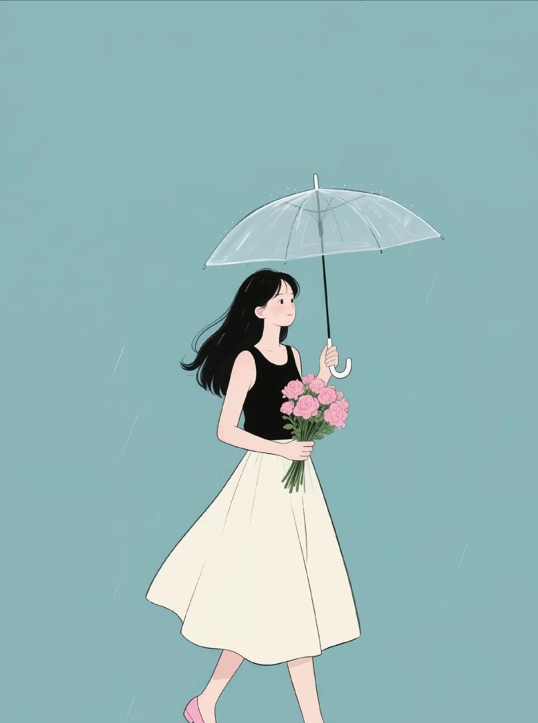 动漫侧面低头