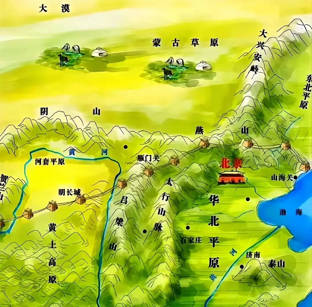 要说北京,它没有苏扬二州那样的水网稻田,也