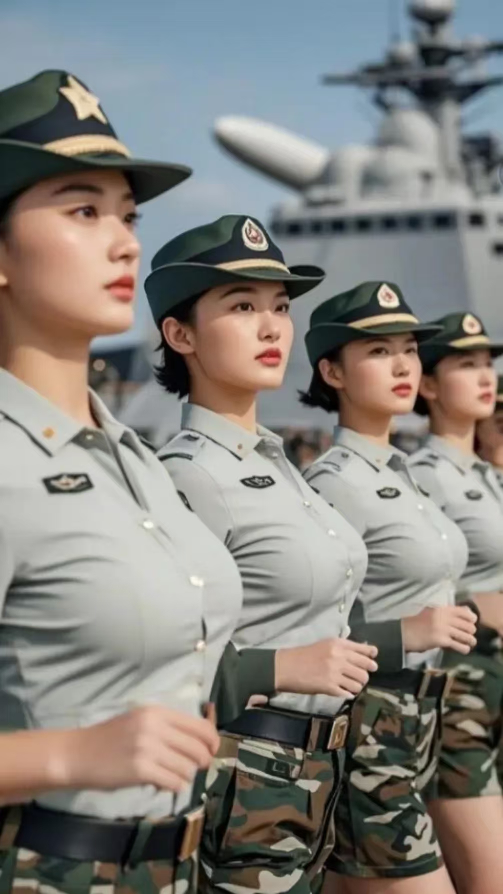 我在部队当了 12年的女兵,还有5天就退伍了.