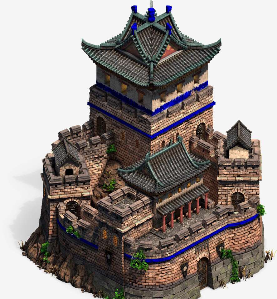 帝国时代2新增了大量中国城堡!