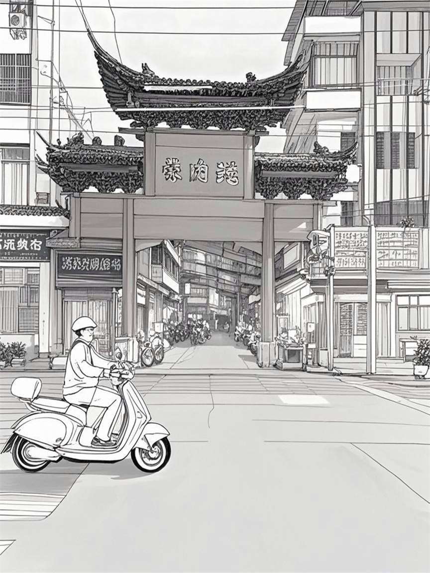 参加黄冈中学校庆时,没时间去东坡赤壁,去了离别44年的黄州沙街