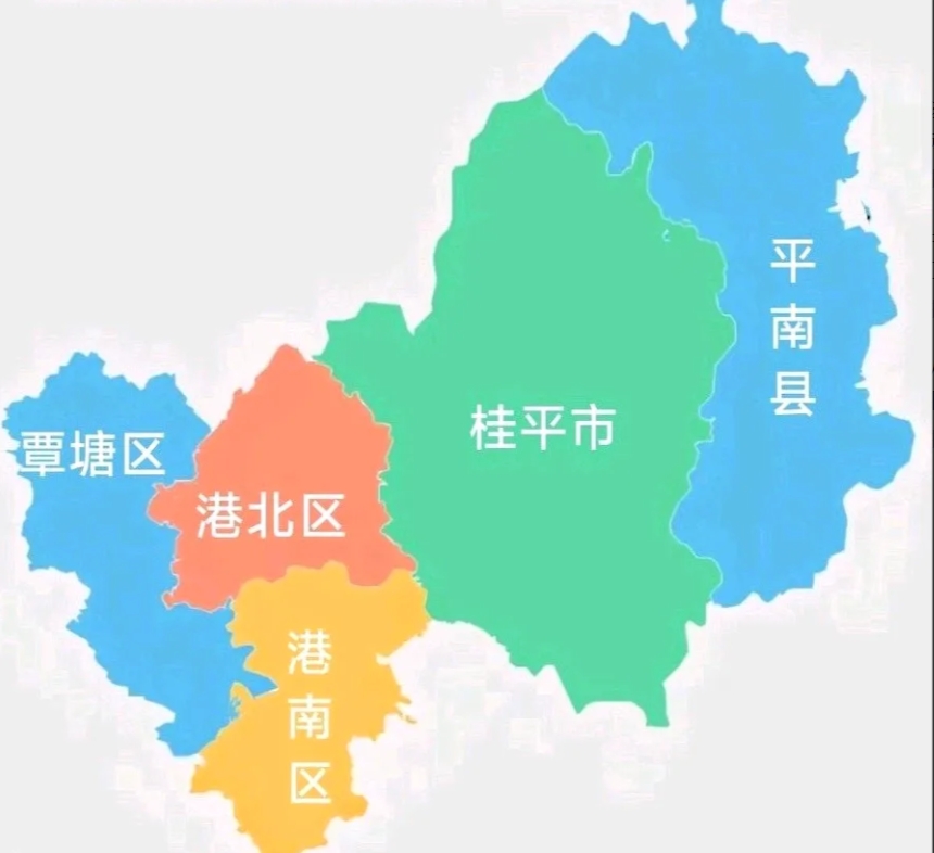 贵港市各区常住人口排行榜(七普) 1,港北区76.06万人 2,港南区51
