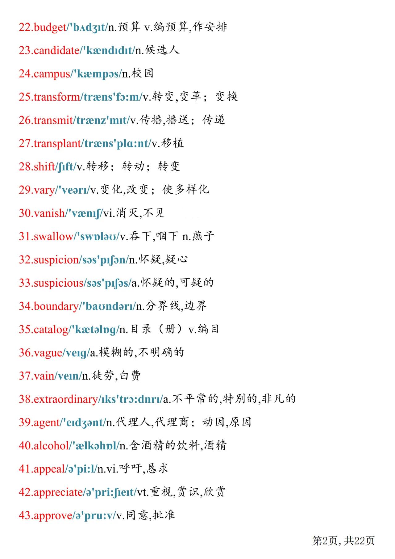 高考英语晚背清单！核心考点，睡前记的简单介绍
