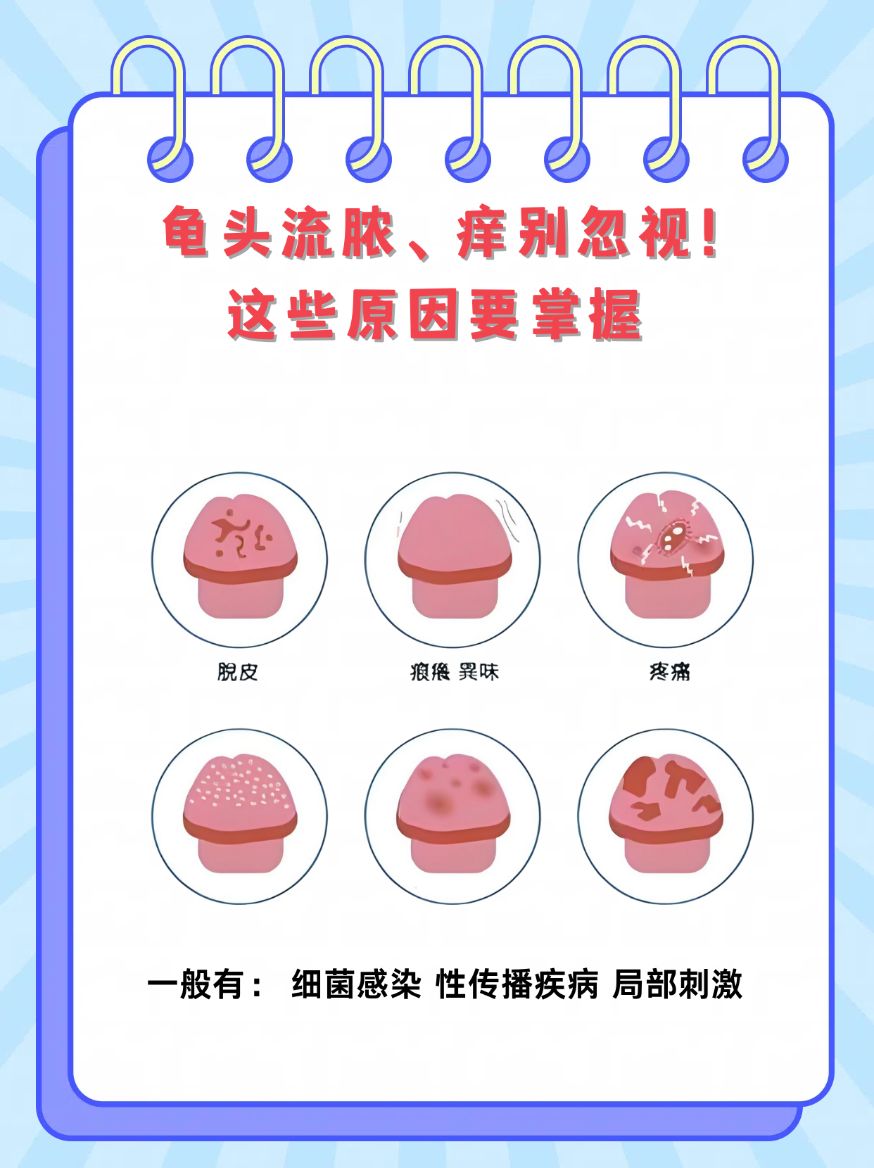 发现龟头出现流脓,瘙痒的症状,难免让人感到担忧和