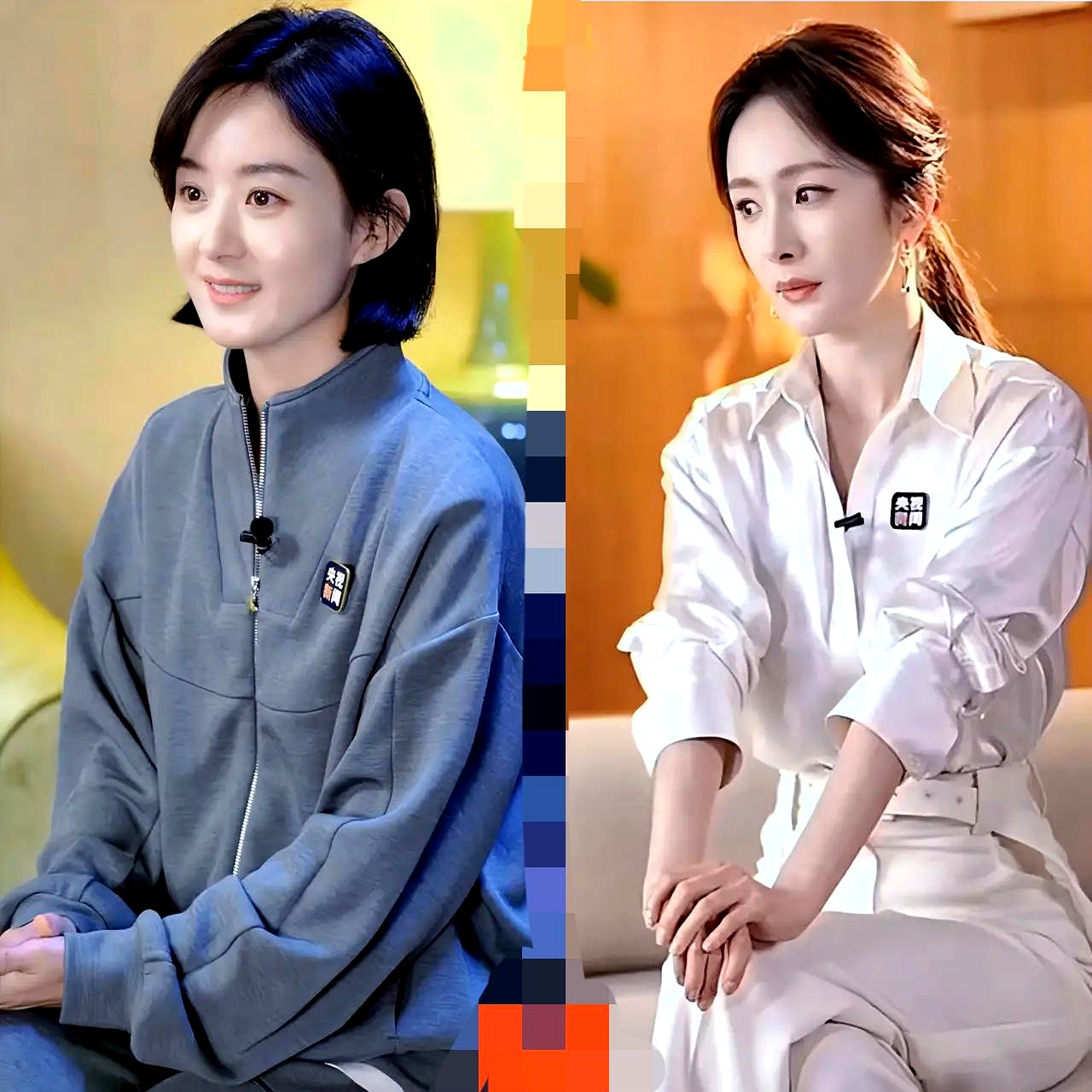 左边赵丽颖,右边杨幂. 她俩真能拿来比较吗?