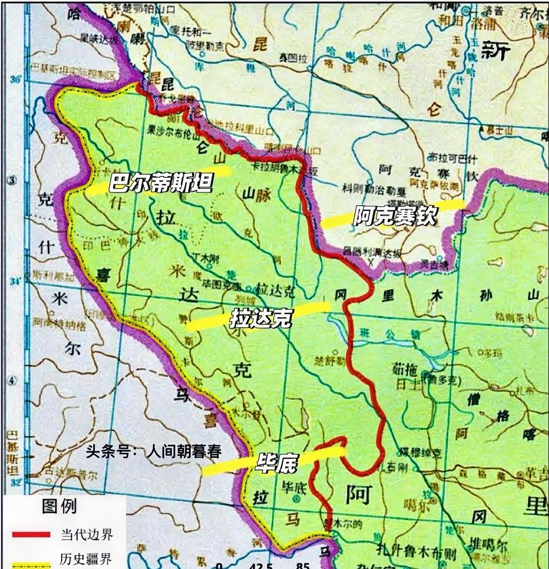 拉达克地区区域面积超6万平方公里,区域内平均海拔350