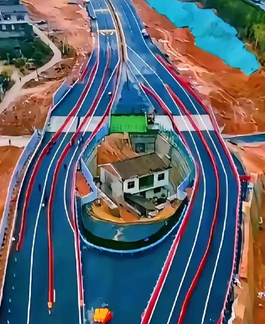 "金溪之眼"钉子户变得冷清了,也许因为过年,施工队停工了,网红也不来