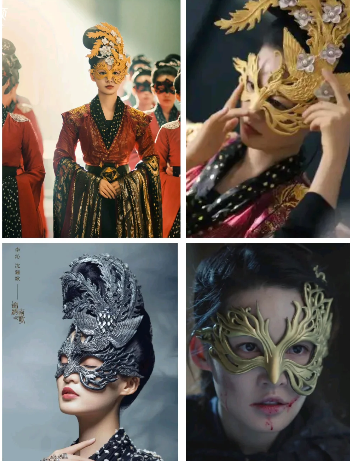 感觉这种面具虽然无效遮面,但是实在美丽,小面积可以挡面部一些伤痕