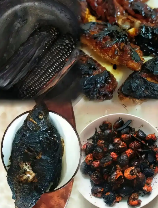 刚刚看到有个朋友说,老公刚刚走了,自己因不会做饭,一做饭都是黑黑