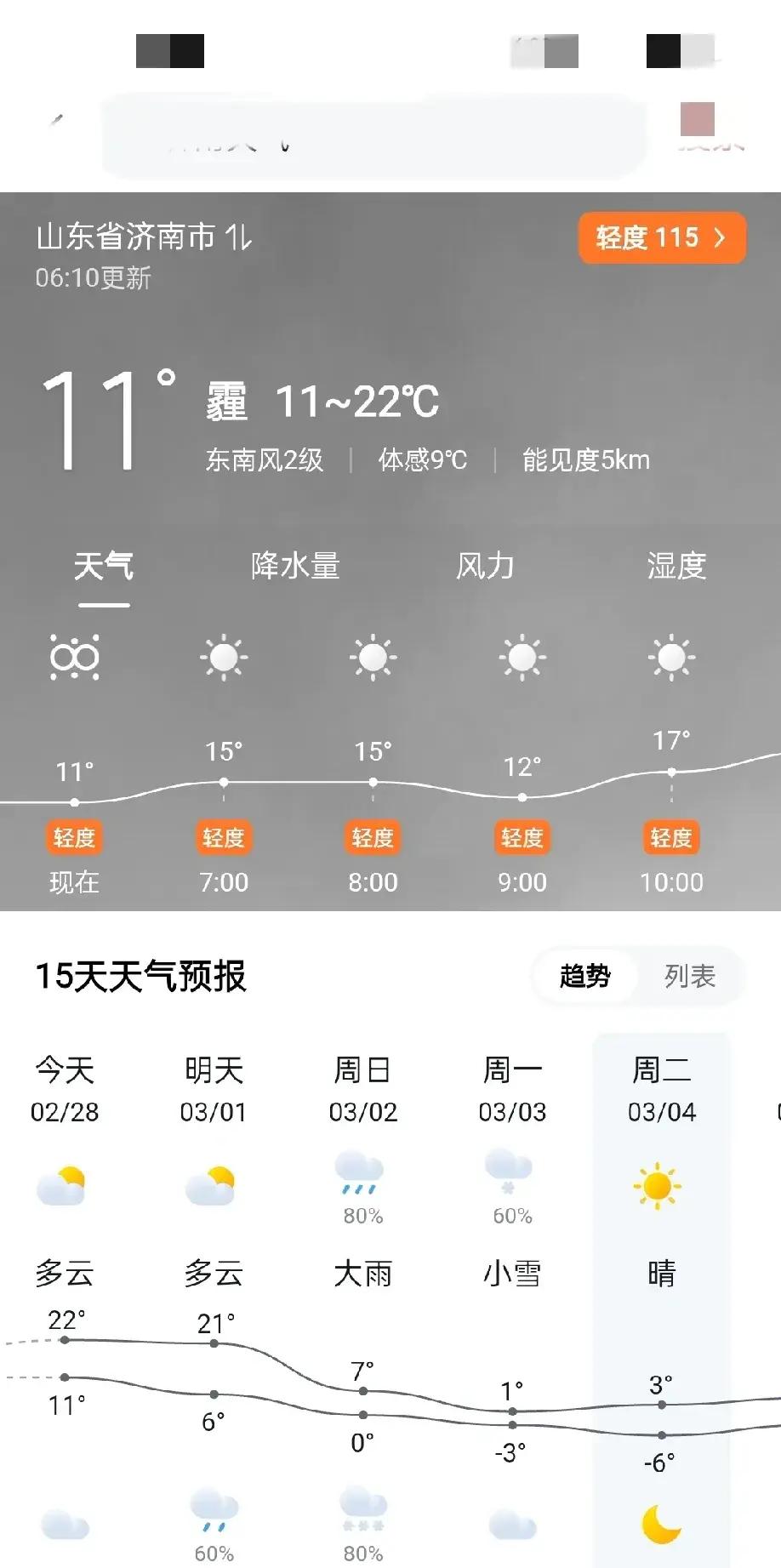 济南8月份天气预报预报