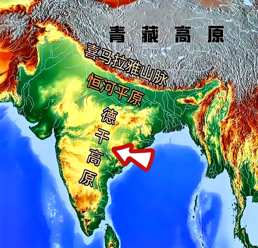 德干高原大部分地区属于热带干湿气候德干高原地图位置