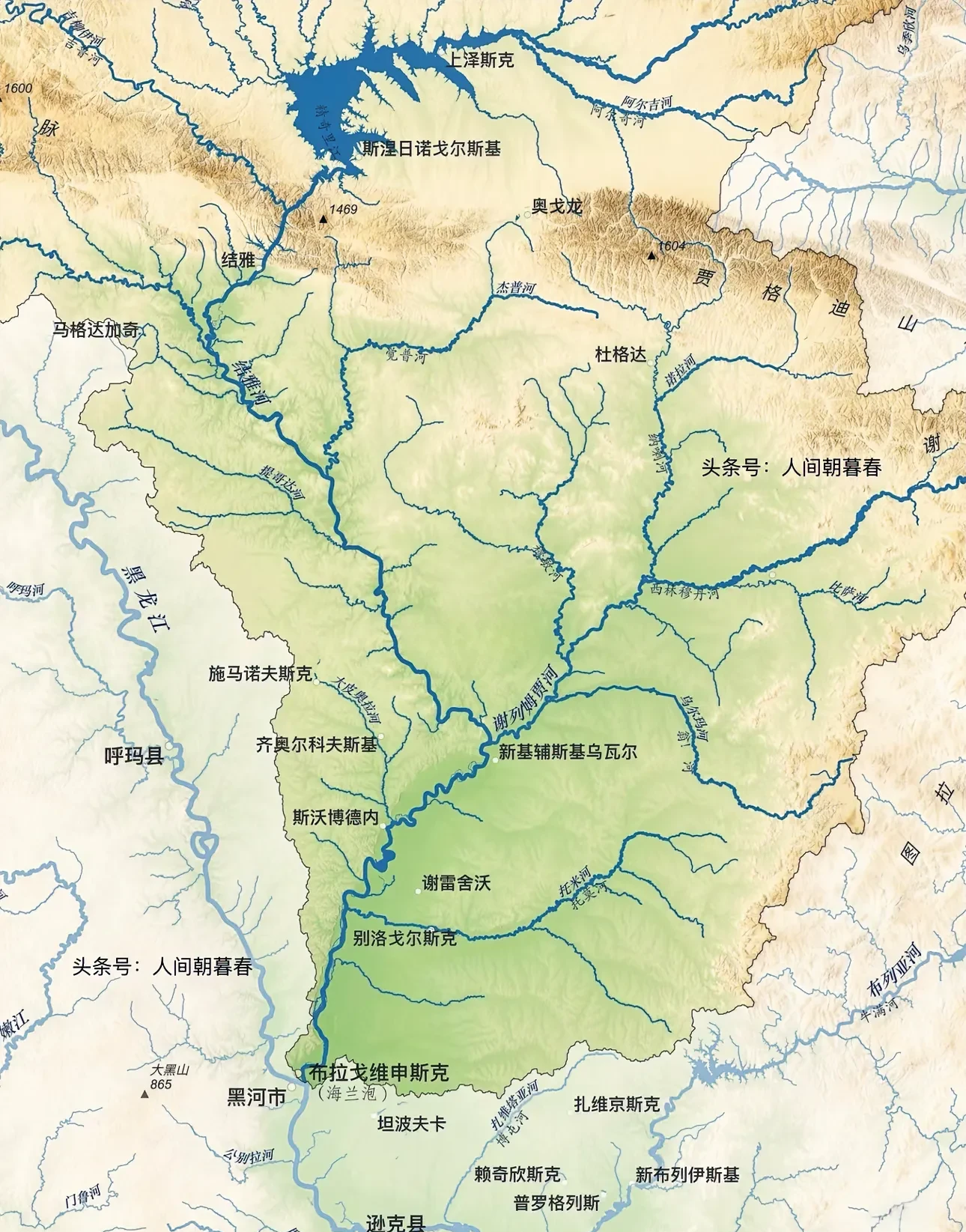 我国黑龙江流域最大的遗憾就是没有了肥沃的解雅河平原