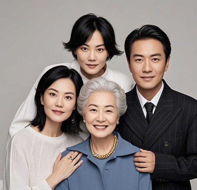 她晒出和哥哥,母亲合照,王家人美貌惊人