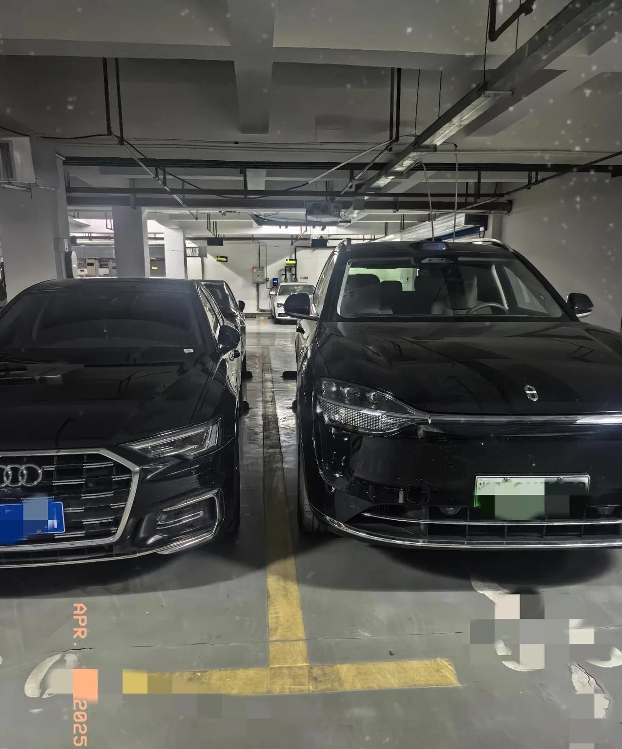 可这停车技术哎哟辣眼睛