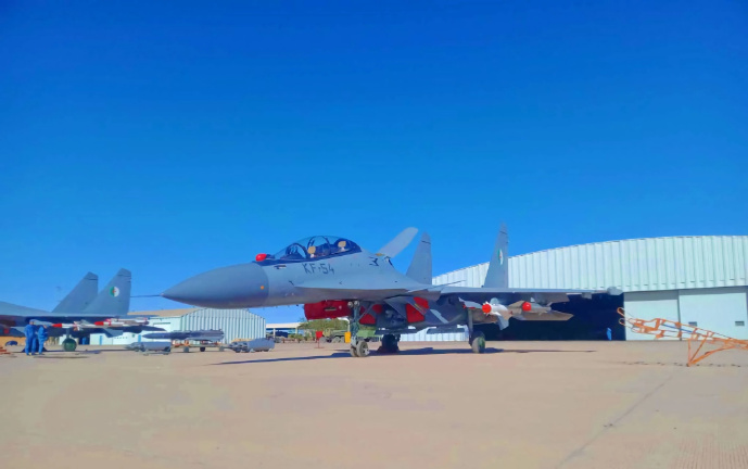 据当地目击者称,3月19日,阿尔及利亚空军一架 su