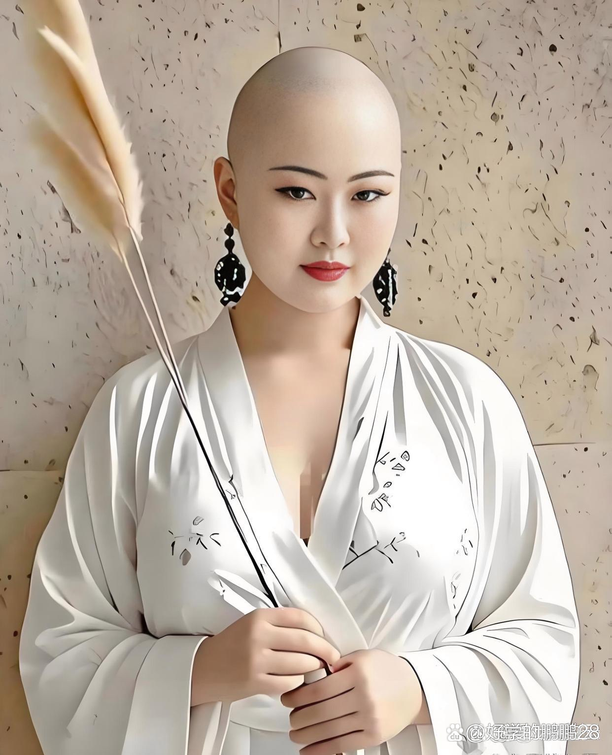 "此时,周围乘客的目光也被吸引过来,车厢内仿佛因尼姑的出现而多了