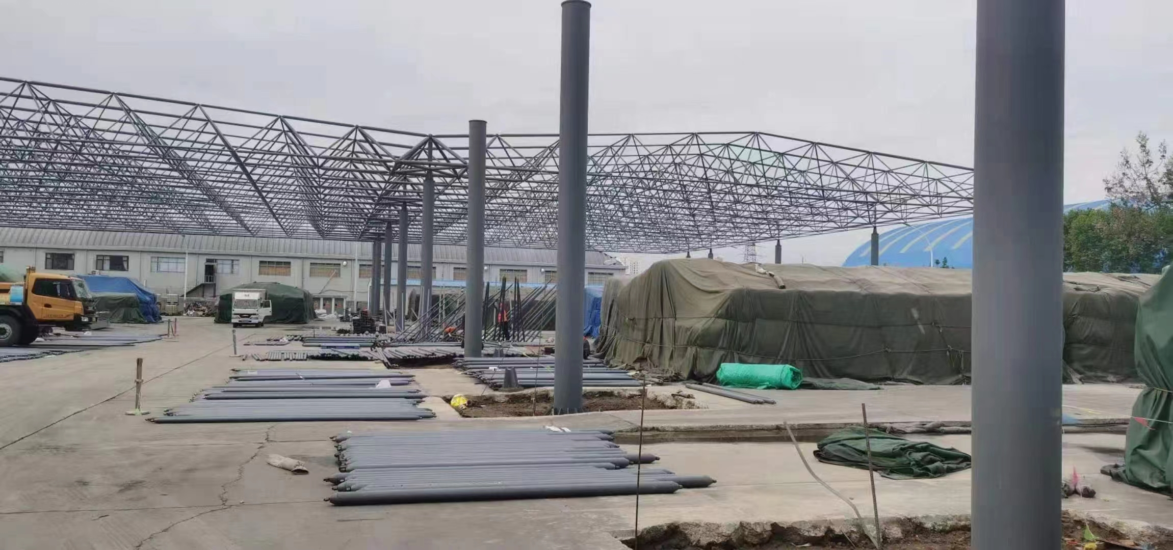 超震撼30米弧形圆管桁架来袭 宝子们,今天来给大家分享一个超酷的东西