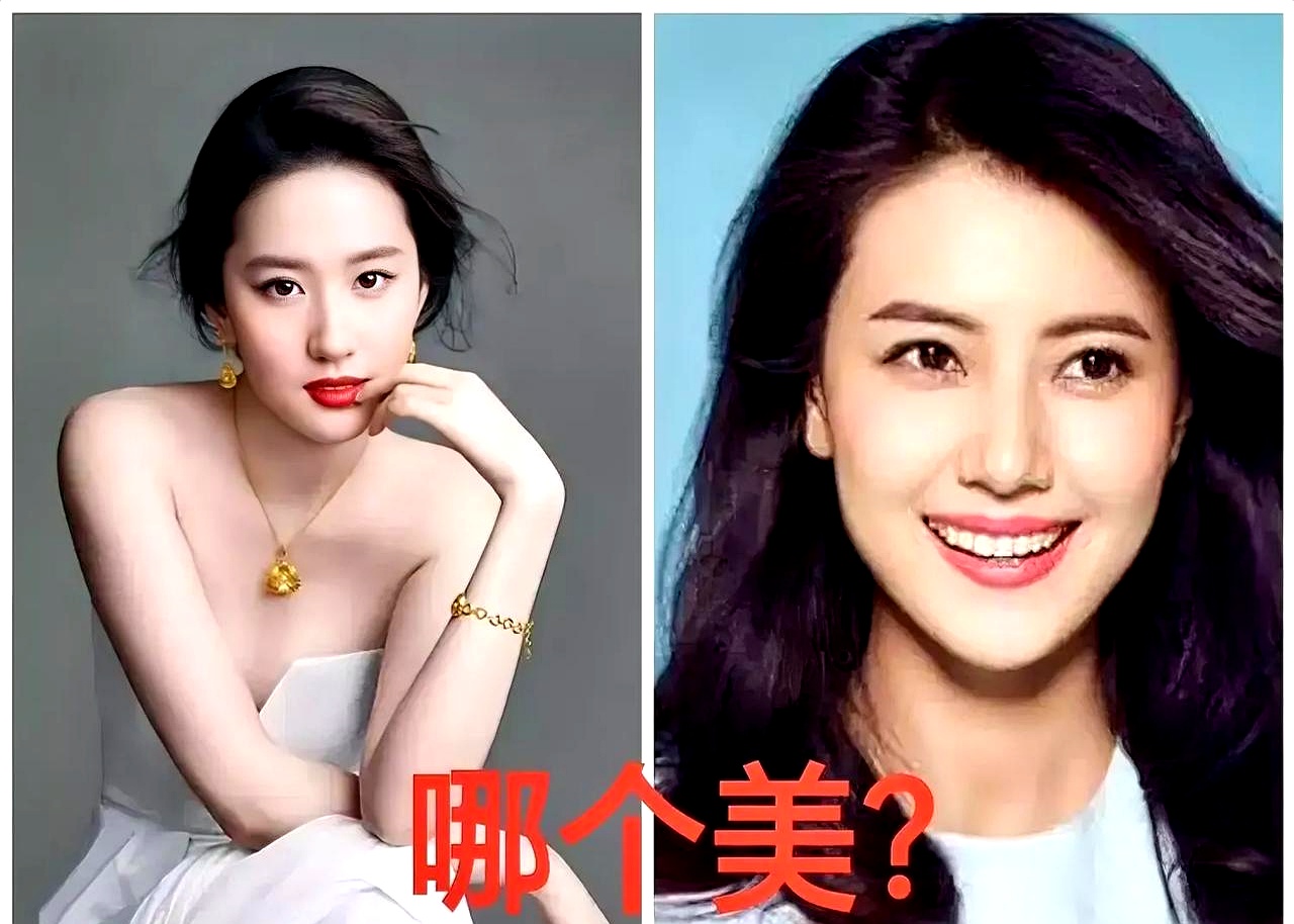 昨晚我问老公:全网都说高圆圆和刘亦菲是顶级女神,你觉得谁更绝?