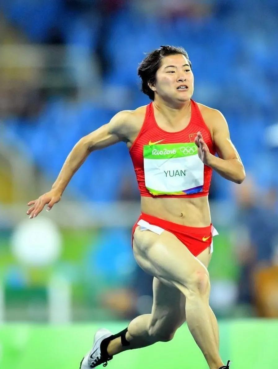 梁小静的跑姿是最具爆发力的,犹如游隼俯冲 韦永丽的