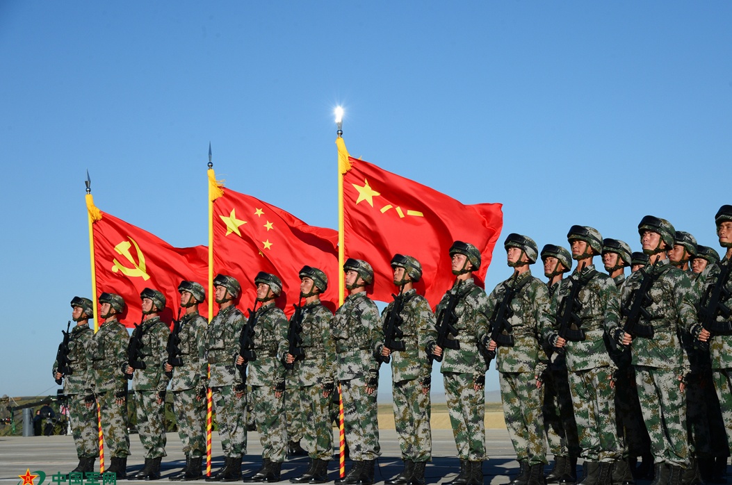 迷彩宣誓公道正派 部队驻凭祥部队部队旗帜鲜明讲政治69210部队