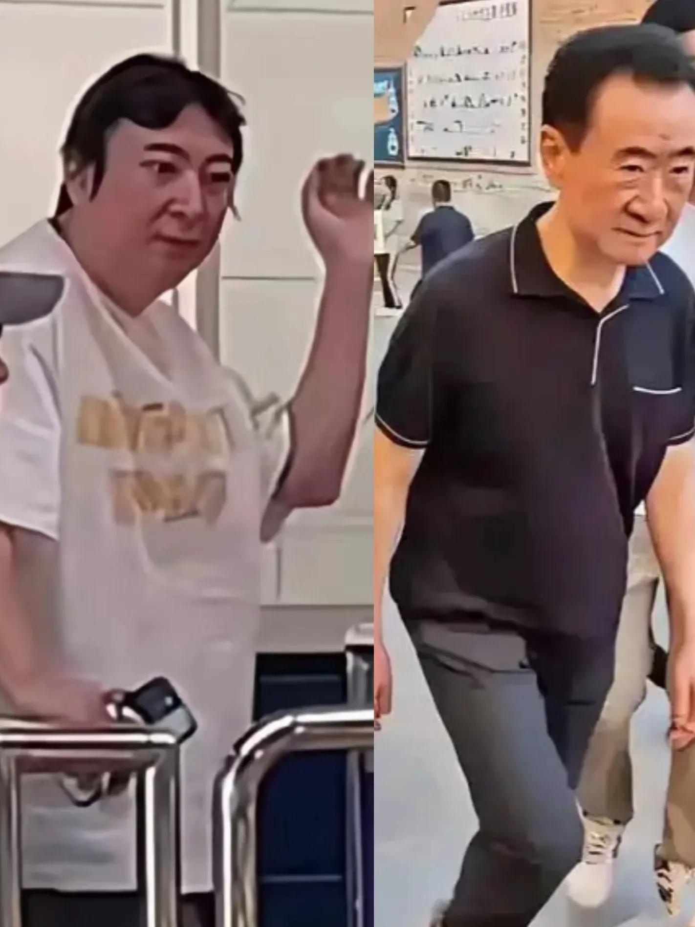 有网友拍到王思聪最近的近照他可真是胖了太多了那脸盘子圆润的