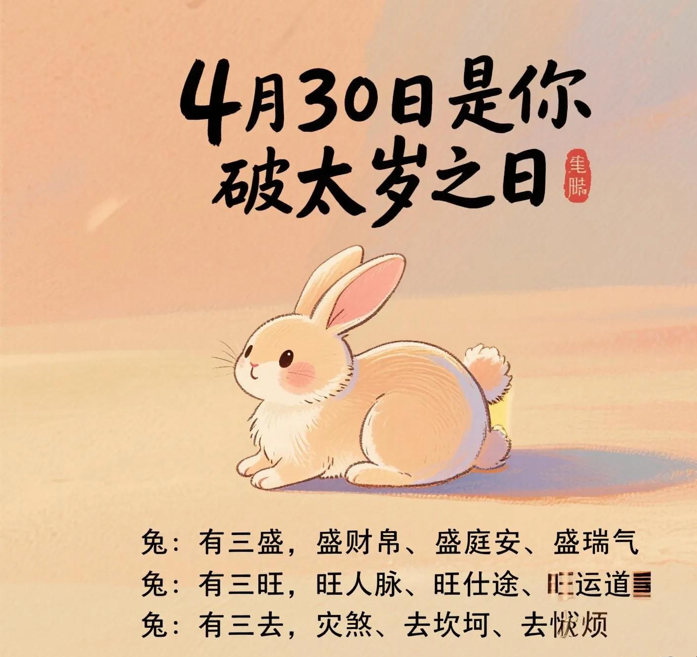 兔年躲太岁生肖运势图(兔年躲太岁生肖运势图片)