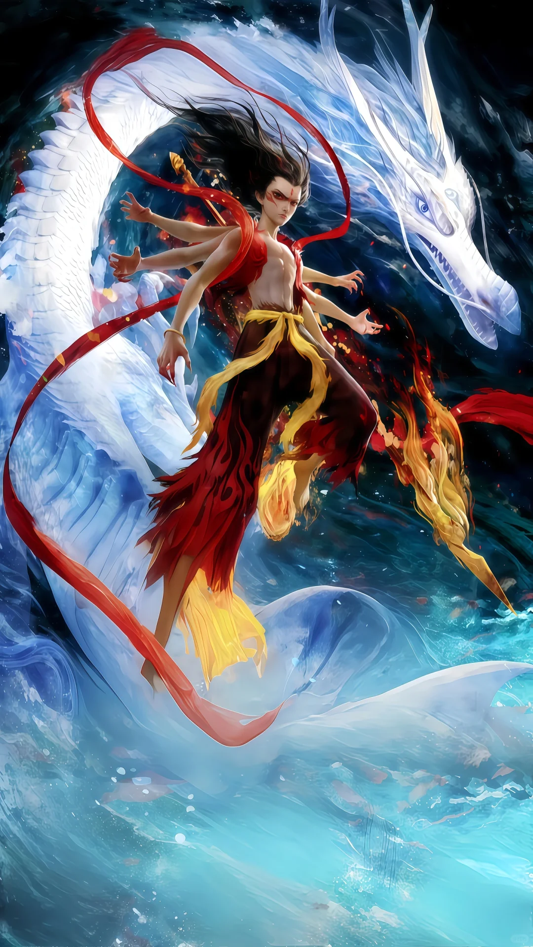 《封神演义》设定 在明代小说《封神演义》中,敖丙是东海龙王三太子