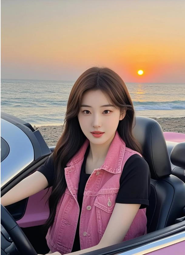 夕阳缓缓西沉,将天边染成一片绚烂的橙红色,余晖洒