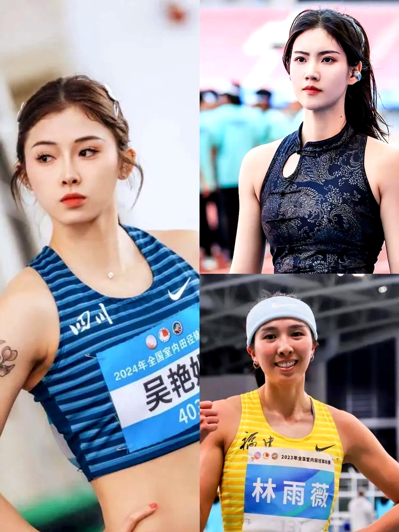 细看这次女子跨栏选手,我发现一个奇妙现象:田径赛场上,短跑项目最