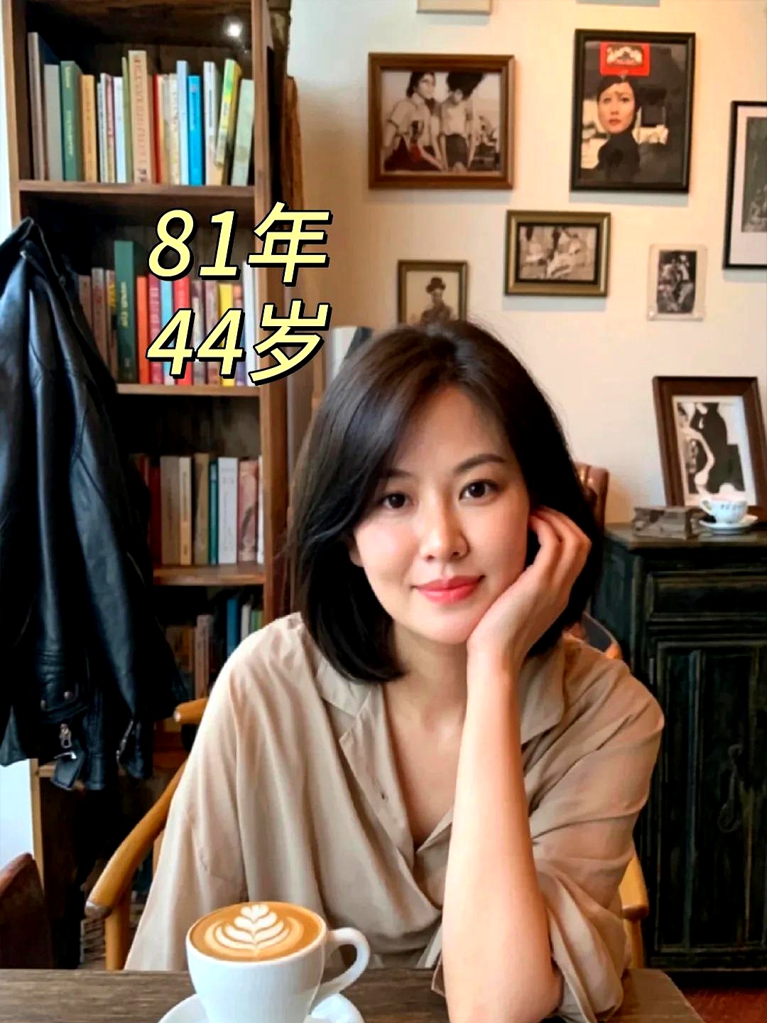 我是81年的,今年44岁,但即使不化妆,气色也特别好