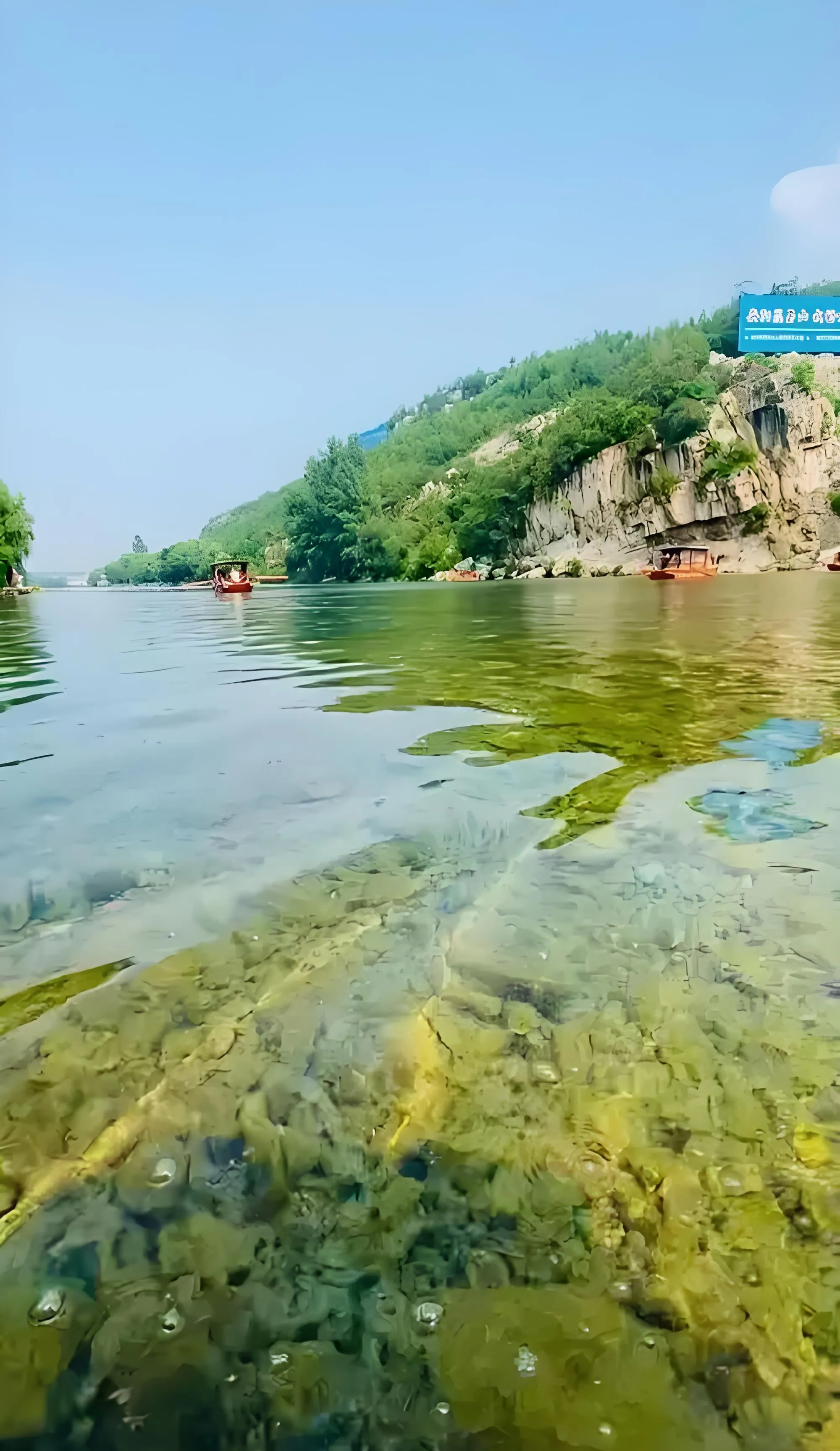 撒点小苏油菜河水库 水质流经响沙湾景区的河流湖泊