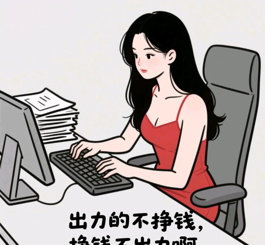 现在的社会,不是谁出的力气大,谁就挣的钱多,要