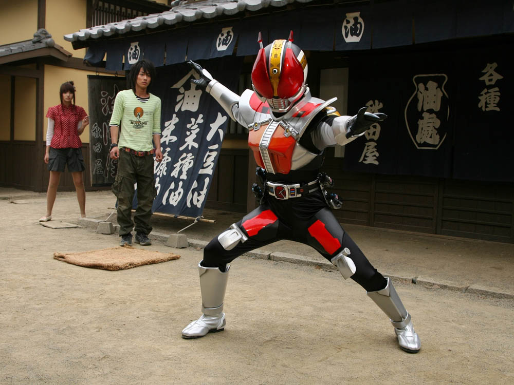 假面骑士电王# mini电王写真 被桃塔罗斯附身的小太郎使用"骑士通票"