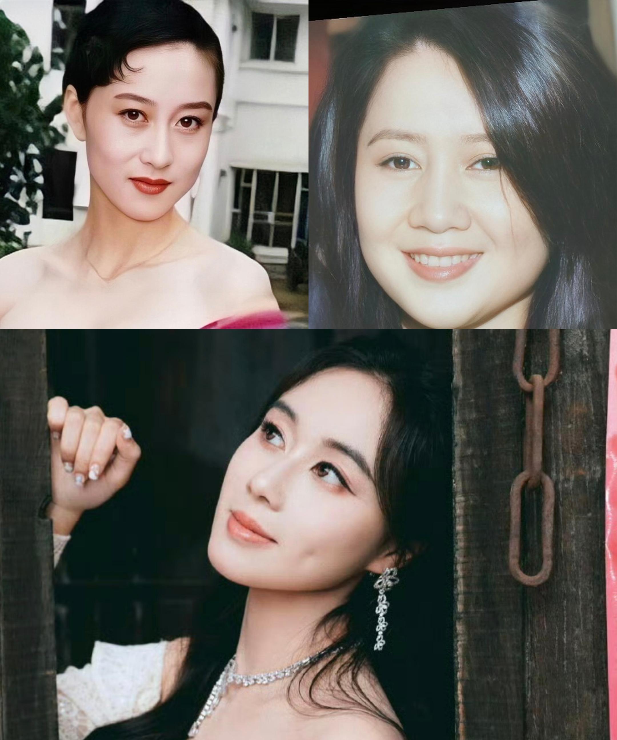 何超欣大概也无奈了不是因为总被说像利智而是都