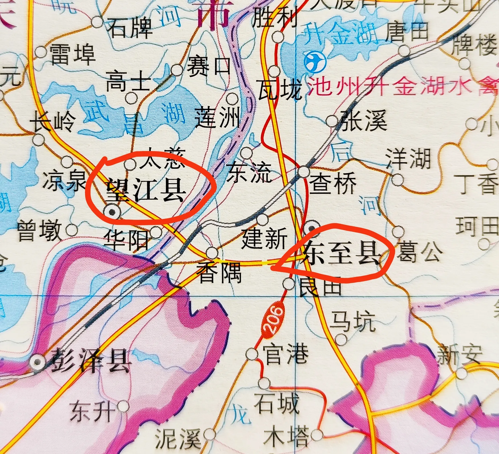  望江县行政地图望江县离东至县多少公里东至县哪些乡镇离县城近些