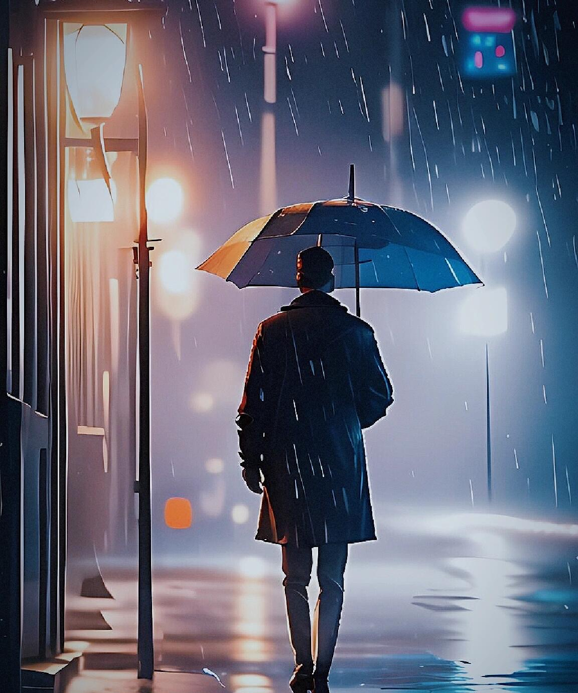 很喜欢村上春树说的这段话:"你要记住大雨中为你撑