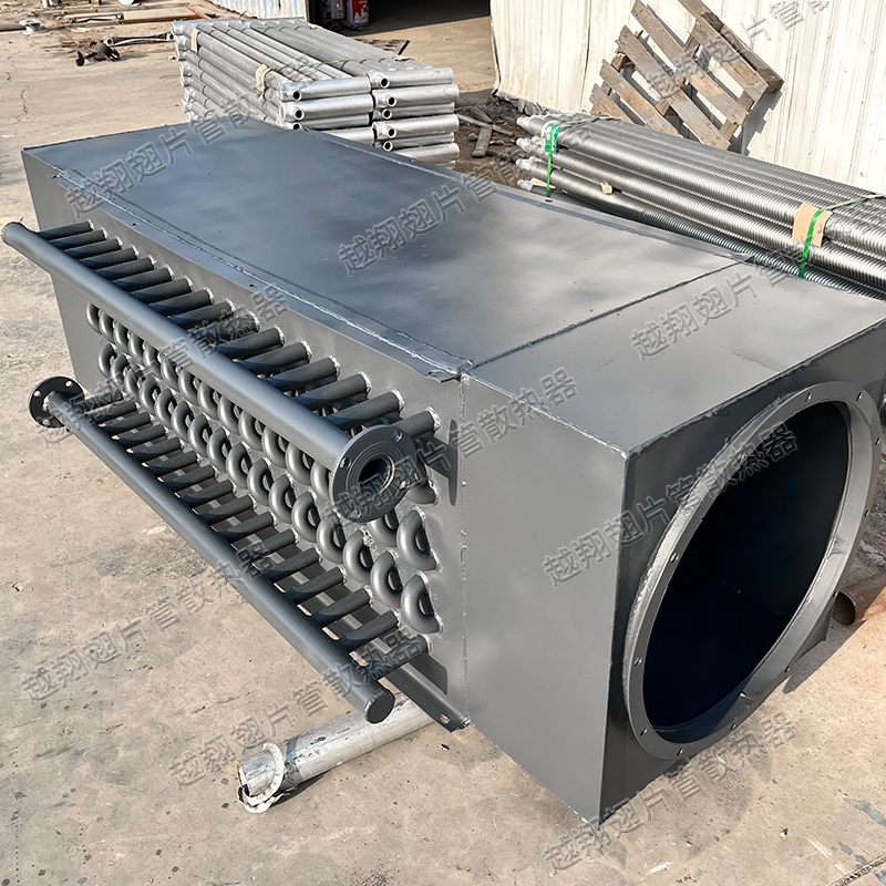 其核心是高效传热组件,常采用翅片管换热器等,像高