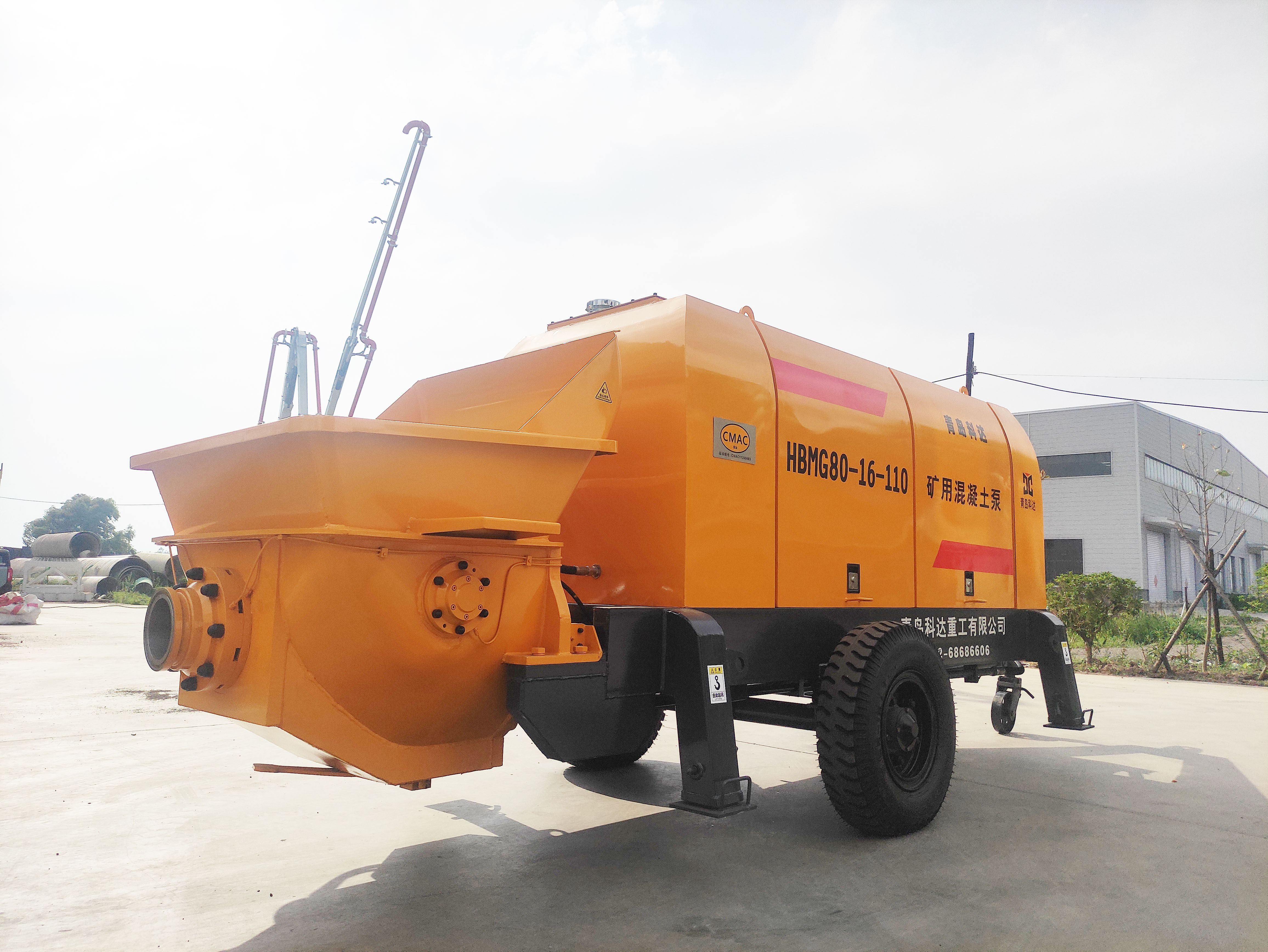 煤矿用混凝土泵属于青岛科达重工有限公司的核心产品,厂家是专用生产