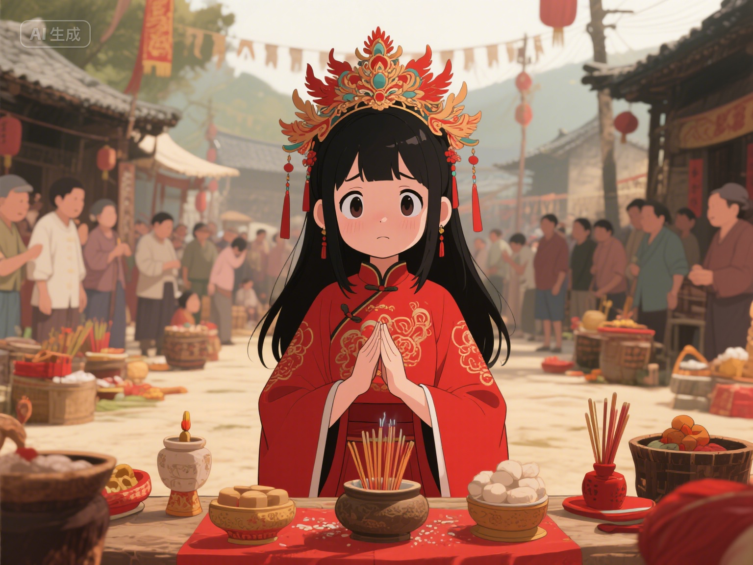 村里有祭祀的习俗,而我是今年的「祭品」兼「山神
