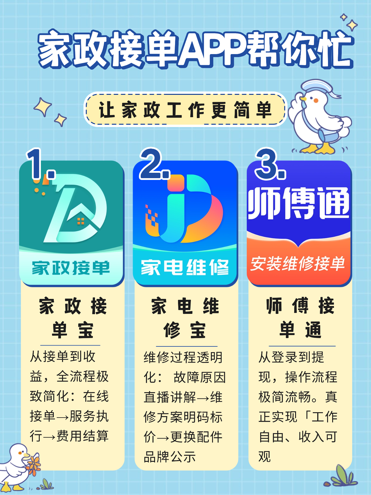 家政网上接单平台哪个好一点 家政网上接单平台哪个好一点