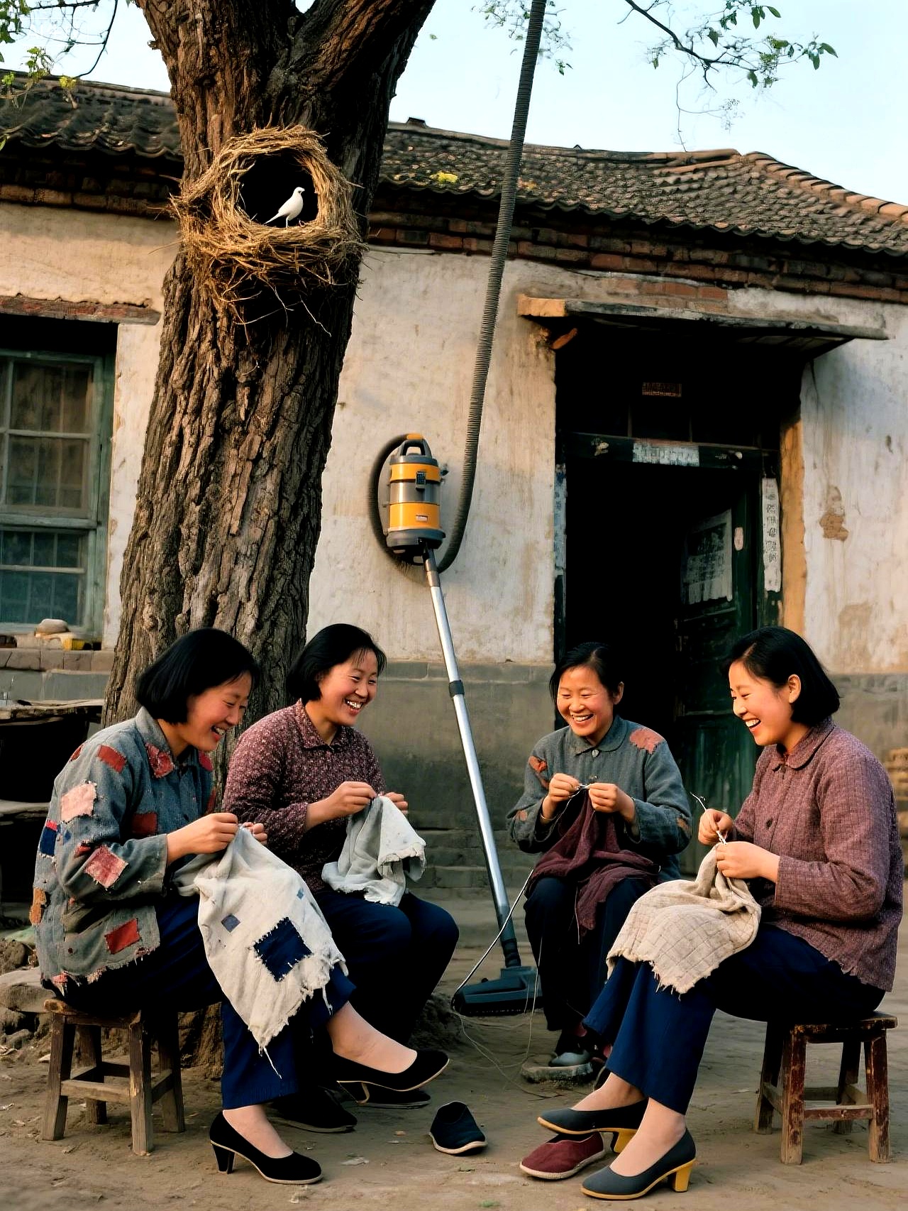 70年代那会儿,家门口的景象,你能挑出几条不合常理的地方吗?