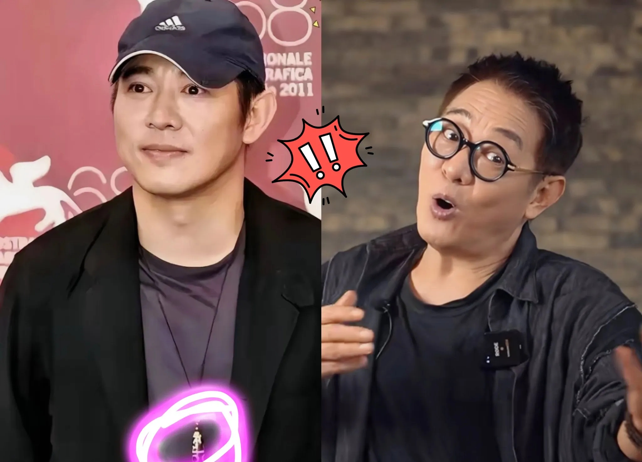 突传消息62岁李连杰,发生意外李连杰病倒了,李连杰佩戴的九眼天珠挂件