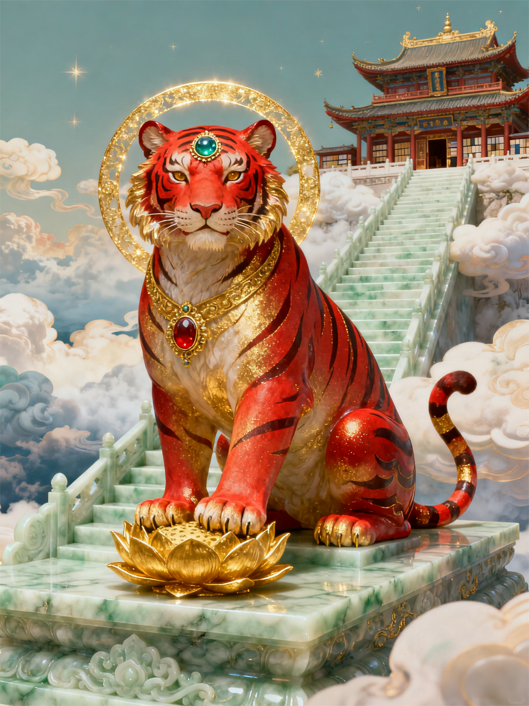 生肖寅虎的运势图(十二生肖生年论命之寅虎)