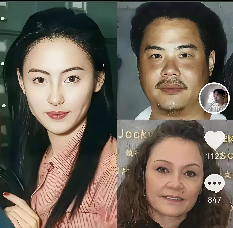 像张柏芝身上有老一辈的味道,侯佩岑家人