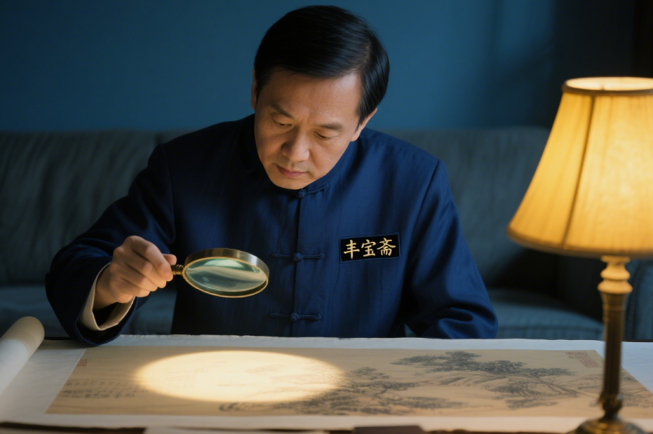 宁波赵先生的吴冠中油画,丰宝斋 24 小时上门   当场转账 宁波海曙的