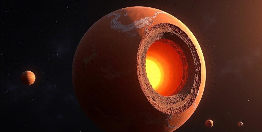 科学界最新披露,火星内部结构比先前想象的复杂得多