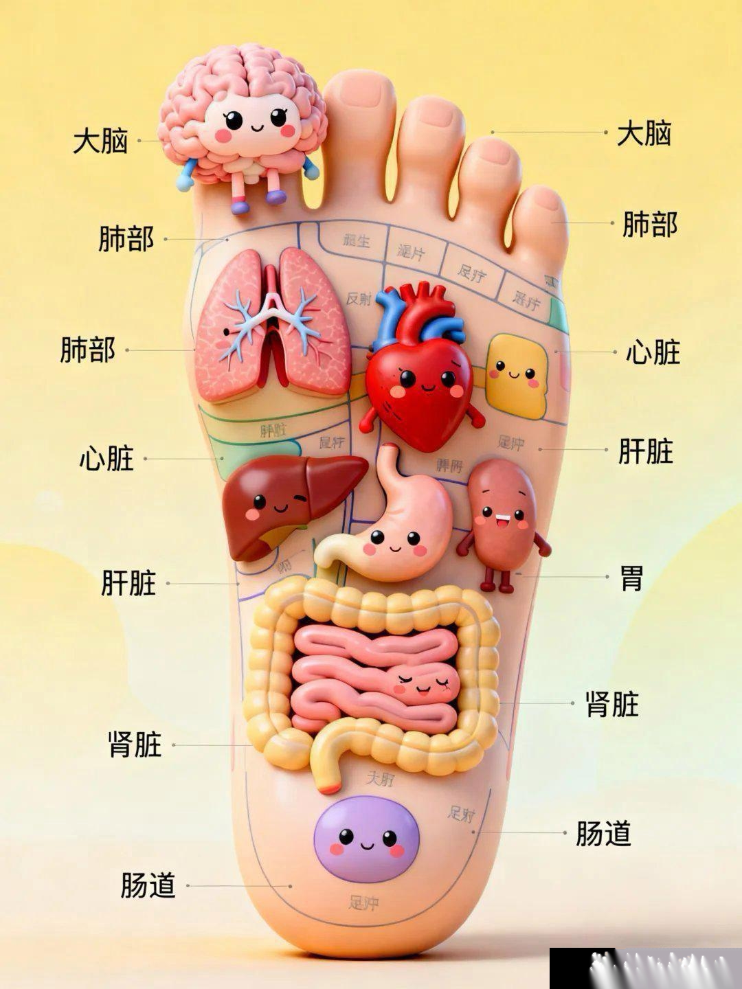 神奇的足底反射区每天按一按身体更轻松
